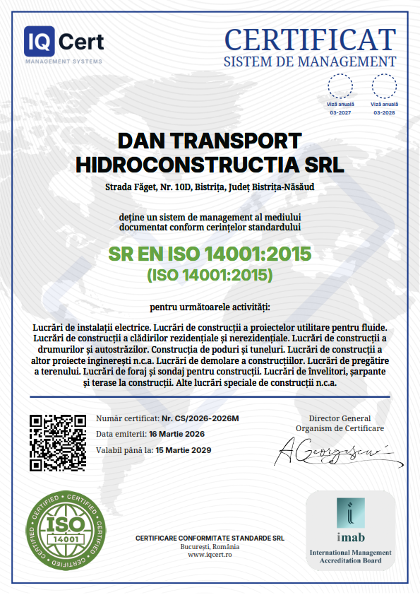 certificat iso 14001 dan transport hidroconstructia 001